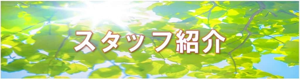 スタッフ紹介